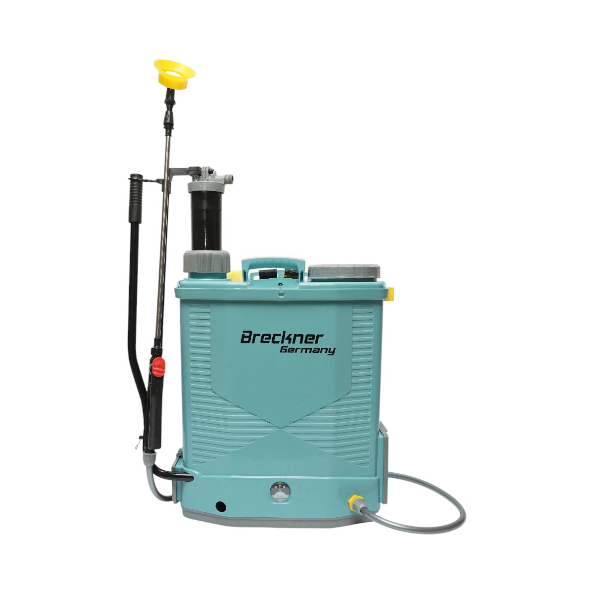 Pompa de stropit vermorel 2 in 1 manuala si electrica, rezervor 18L, baterie 12V 8Ah, debit 3.1 L/min Breckner Germany